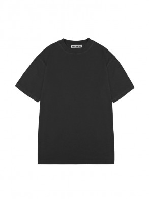 Relaxed tee washed black L