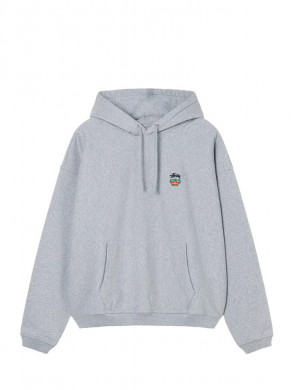 Relaxed oversize hoodie grey heat 