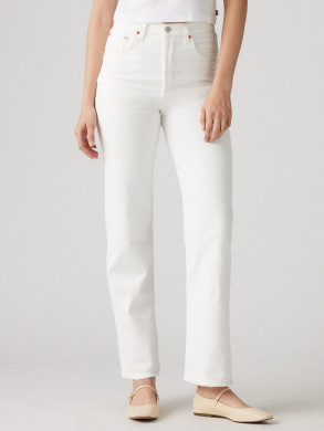 Ribcage straight ankle jeans cloud over 