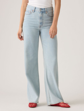 Ribcage wide leg jeans of course stone 28/34