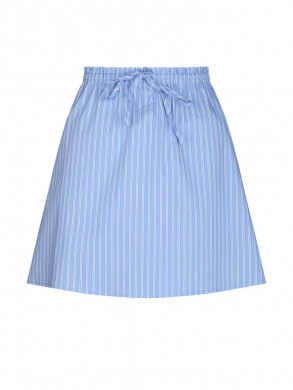 Rimona stripe skirt light blue 