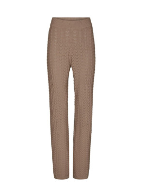 Rizzy fine crochet pants taupe 