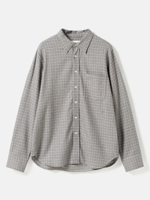 Rodrik shirt dk grey check 