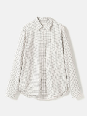 Rodrik shirt white check 