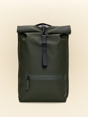 Rolltop rucksack green 