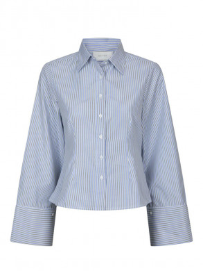 Rosa double stripe shirt light blue 