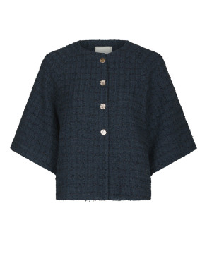 Rosella boucle mini jacket navy 