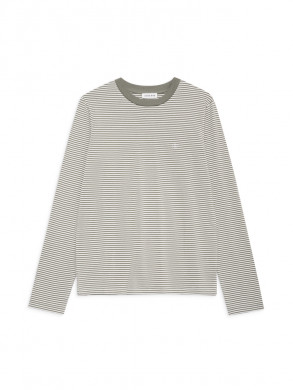 Rylan longsleeve stripe ivory 