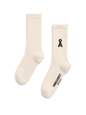 Saamus bold socks oatmilk black 