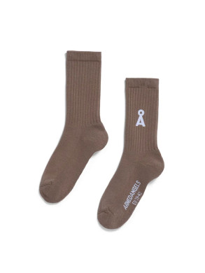 Saamus bold socks walnut cream 