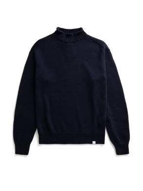 Sagvatnet wool roll neck dk navy 