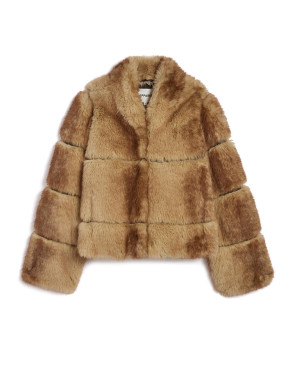 Sai mink coat blonde mink 