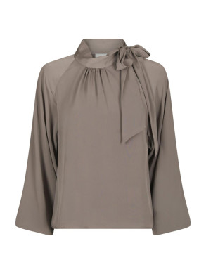Saline blouse warm grey 