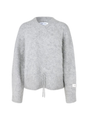 Salo v-neck pullover grey mel 