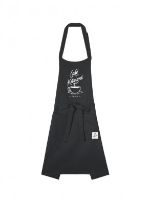Cafe Kitsune Coffee Cup Apron black 