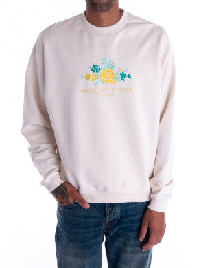 La sweatshirt fleur cream 
