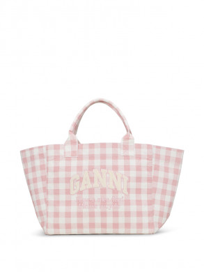 Shopper xxl pocket vichy mauve 