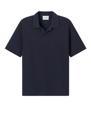 Short sleeve polo dark night 