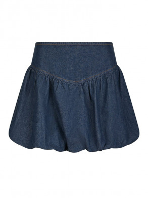 Solar denim balloon skirt blue XS