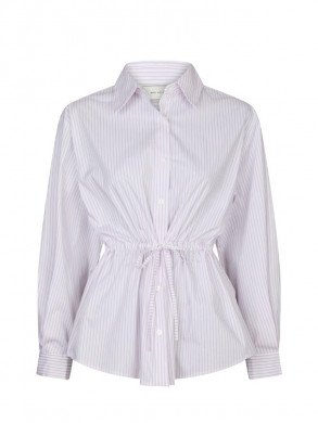 Solei small stripe shirt light pink 