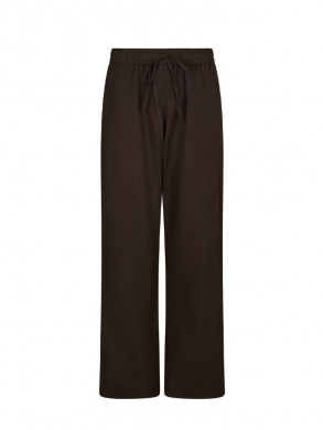 Sonar linen pant dark brown 