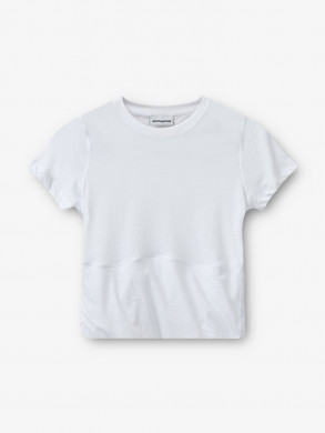 Sophia cropped t-shirt white XS