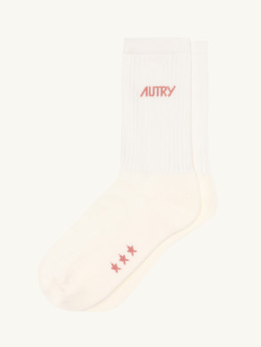 Socks stars cream pink 