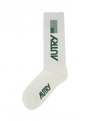 Socks main unic arrow white green 