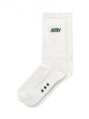 Socks stars cream green 