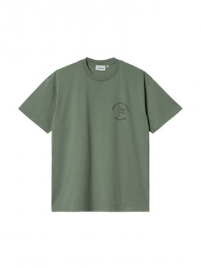 Stamp t-shirt duck green 