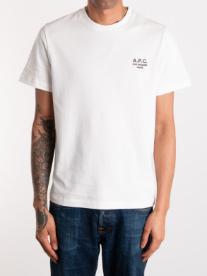 T-shirt standard rue madame blanc marron 
