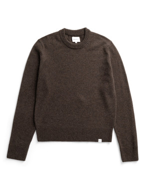 Stensmark lambswool pullover brown 