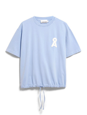 Drawstring t-shirt soft blue 