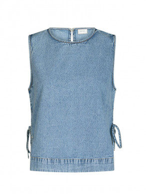 Svetlana denim top lt blue 
