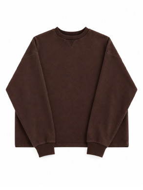 Sweatshirt dk brown 