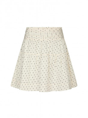 Tarrow dot skirt creme S