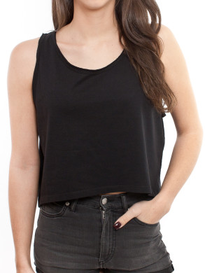 Edge short top black 