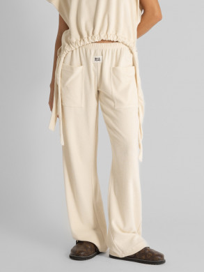 Terry pants cream 