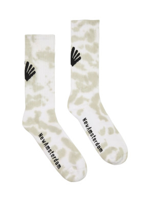 Tie-Dye socks single sand 