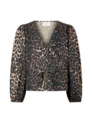 Tova blouse leopard S