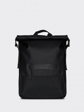 Trail rolltop backpack black 