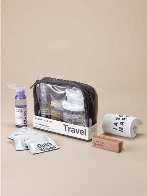 Travel shoe cleaning kit 