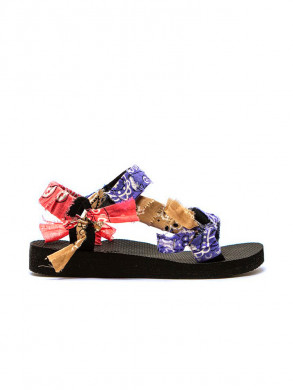 Trekky sandals bicolor bandana mix violet 