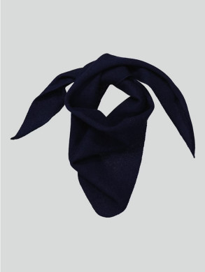 Triangle scarf navy blue 