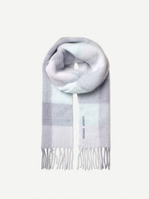 Alex scarf misty blue chine OS