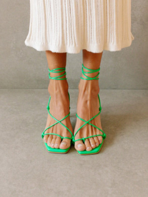 Bellini sandals neon green 