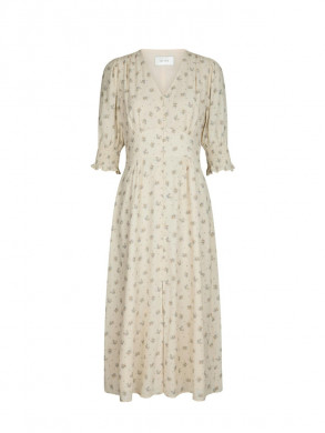 Valley soft fleur dress creme 