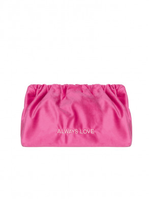 Velvet clutch always love 