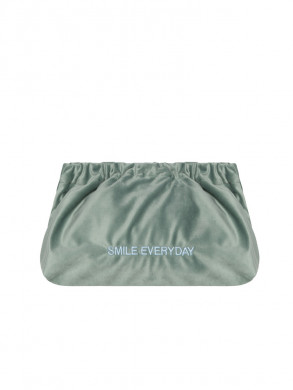 Velvet clutch smile everyday 