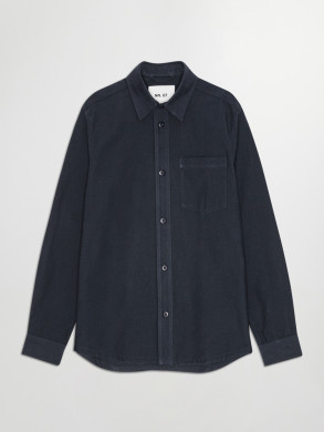 Verner shirt navy blue 